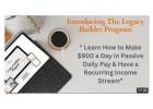 DISCOVER THE SECRET TO A 2-HOUR WORKDAY AND A $900 DALILY INCOME.