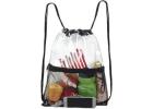 Premium Clear Drawstring Bag for Stadiums