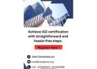 Achieve ISO certification with straightforward and hassle-free steps.