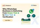 Why WhatsApp Business is Switching from Green Tick to Blue Tick Verification