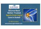 Sports injury doctor dubai | Dr rik Kundra