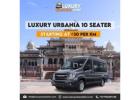 Spacious & Stylish 10-Seater Urbania Hire for Your Next Journey!