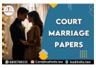 court marriage papers