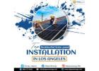 Top residential Solar panel installation in Los Angeles