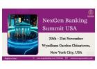 Join Industry Leaders at the NexGen Banking Summit in USA