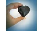 Larvite Gemstone Crystal Heart