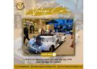 vintage car rental for Vip tour