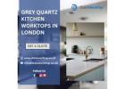 Grey Quartz Kitchen Worktops in London | Dialaworktop