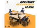 Inclusion Table: Adjustable Tables for Wheelchair Accessibility and Comfort 