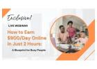 Parents, Earn $100-$900 Daily in Just 2 Hours from Home!"