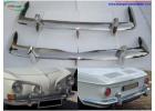 Volkswagen Type 34 bumper (1962-1965) by stainless steel