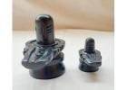 Black Marble Stone Shivling Idol for Home Temple