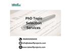 PhD Topic Selection Services @Takeoff Edu Group