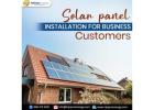 Solar panel installation for Business Customers