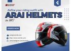 Refine your riding outfit with Arai helmets in UK!