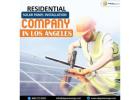 Residential Solar panel installation Company in Los Angeles