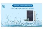 Efficient Solar Water Pumps for Remote Areas - Unnati Pumps