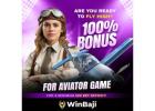 Are you ready to fly high, 100% bonus.