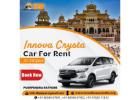 innova rental jaipur