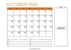 Find the Perfect October 2024 Calendar at Calendarkart Today