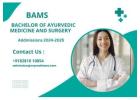 Top Bachelor of Ayurvedic Medicine and Surgery Courses in Bangalore 2024-2025    