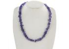 Amethyst Stone Chips Necklace for Positive Energy