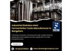 Industrial Stainless steel Fermentation Tanks Manufacturer in 