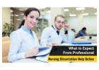 What To Expect From Professional Nursing Dissertation Help Online