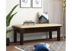 Adolph Bench (Walnut Finish) - Stylish Seating | 28% Off Today!