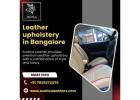 Leather upholstery in