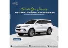 fortuner on rent Jaipur