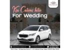 Kia Carens hire for wedding