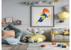 Superhero Girl Printable Poster - Fun and Playful Wall Art for Kids' Rooms