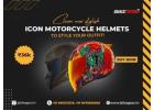 Claim now stylish Icon motorcycle helmets to style your outfit!