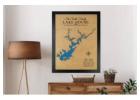 Custom Lake Maps – Perfect for Outdoor Enthusiasts!