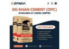 DG Khan Cement (OPC) : Available on Zarea