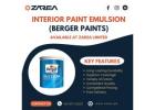 Interior Paint Emulsion (Berger Paints) Available on Zarea