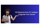 PG Diploma from IIT Jodhpur | Upgrade Your Career