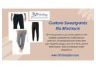 Custom Sweatpants with No Minimum Order – Perfect for Every Occasion