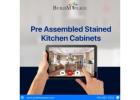 Stained Kitchen Cabinets – Pre Assembled