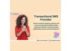 Stay Connected with Real-Time Transactional SMS provider 