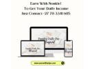 Learn how to make online and earn while learning