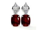 Purchase 1.89-carat Ruby Diamond Earrings