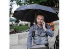 Stay Dry with Wearable Hands-Free Umbrella for Rain & Sun