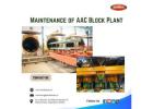 Maintenance of AAC Block Plant | 76759 89961 | Buildmate