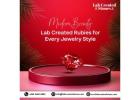 Customized Stunning Pieces with Our Lab Created Ruby Stones