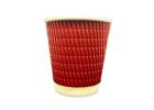 200ml Red Ripple Paper Cup