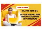 Ready to Build Your Dream Life?   Join My Free Webinar Tuesday! 12th November 2024