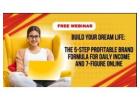 Free Webinar Tuesday - Nov 12th - Build Your Dream Life