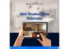 Slim Shaker Style Cabinets for Modern Spaces